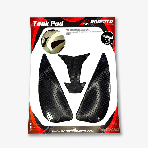 Stompgrip Protector Tanque Moto Caucho Tank Pad Antirayon Yamaha