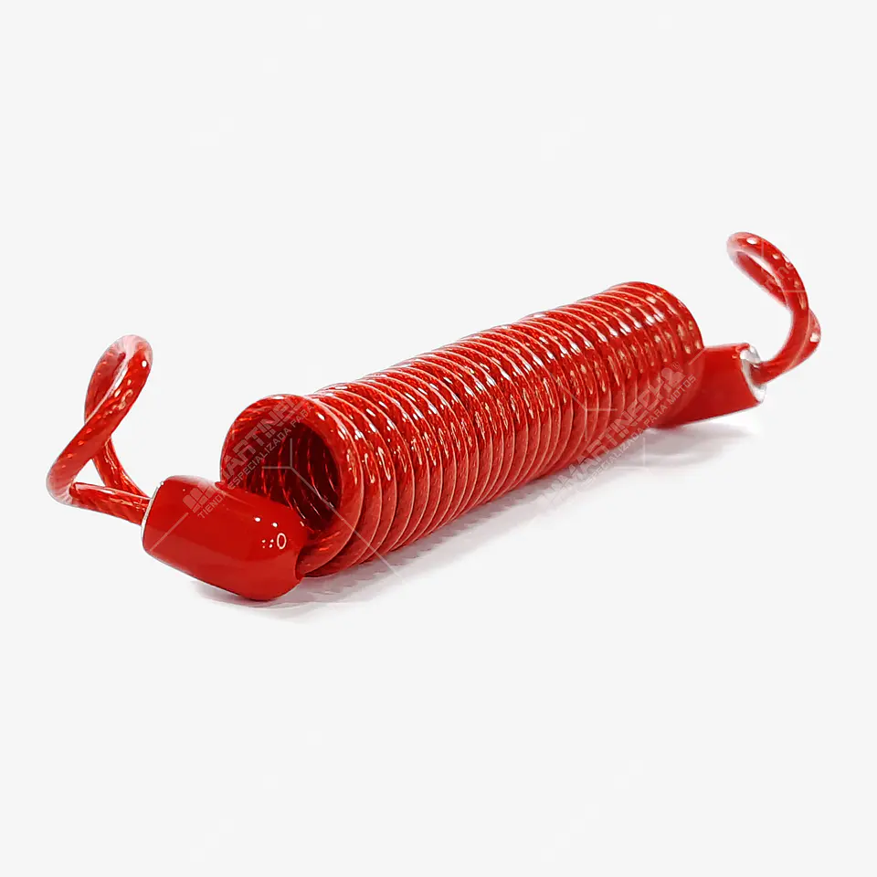 Cable espiral recordatorio para Candado de Moto 4