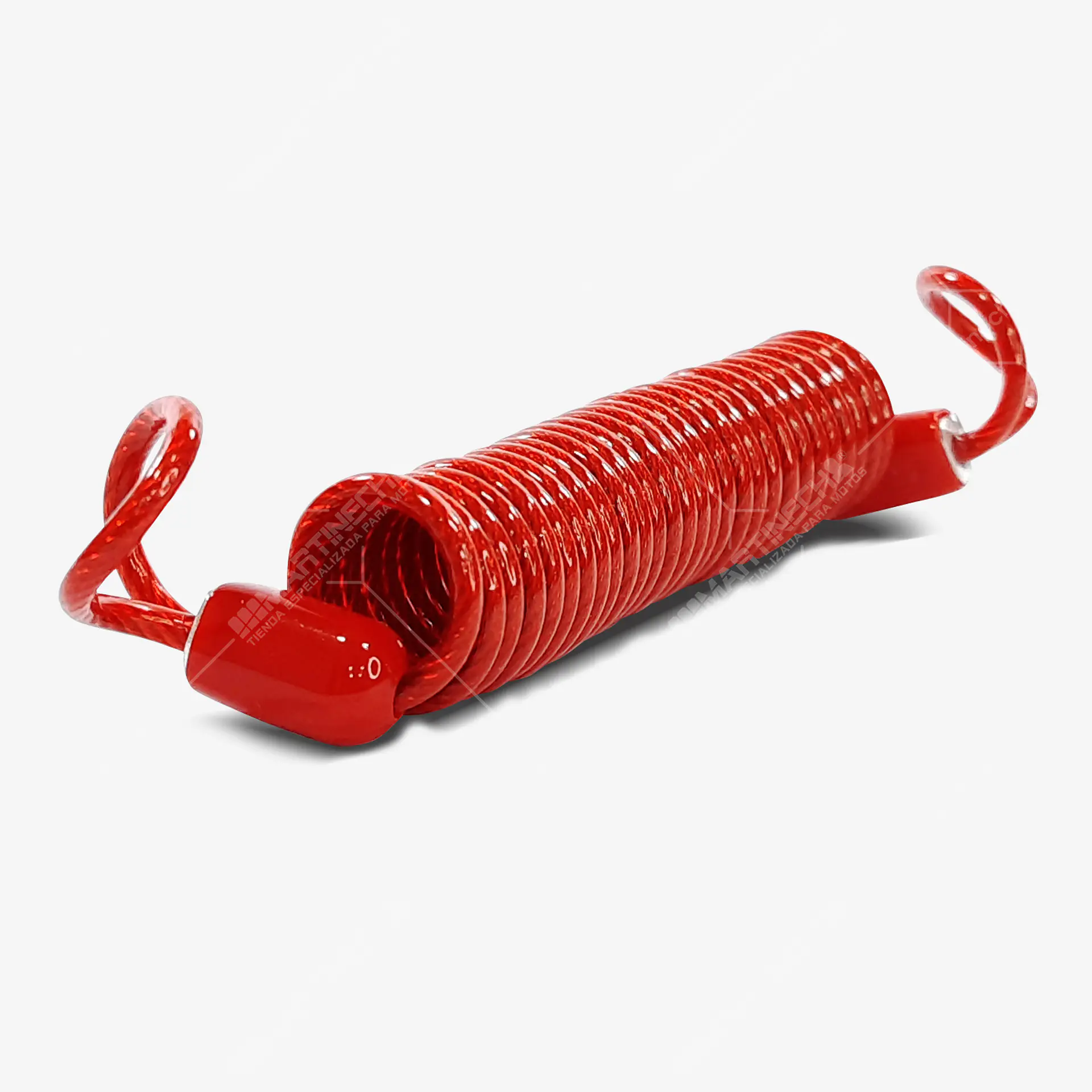 Cable espiral recordatorio para Candado de Moto 5