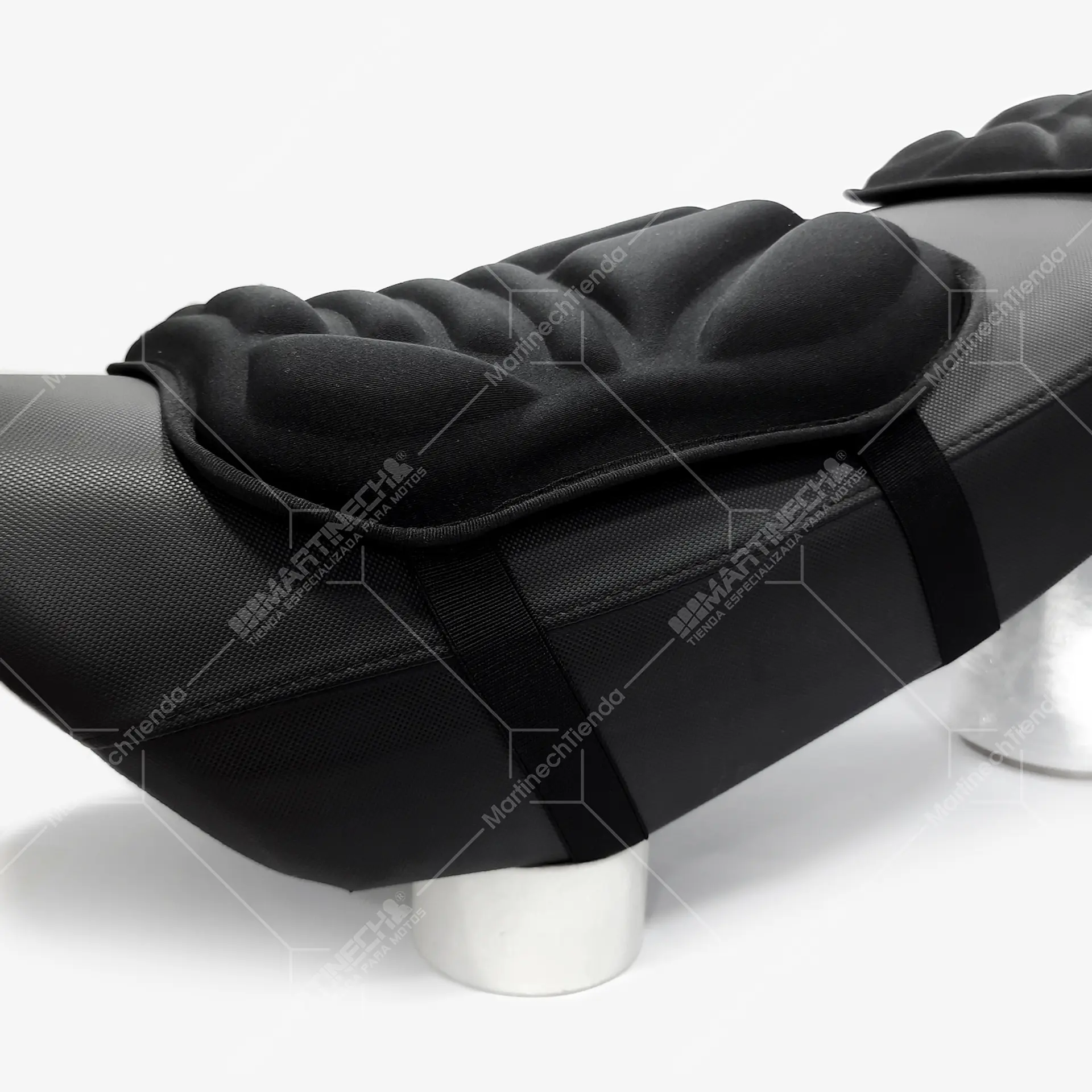 Cojines Para Moto Viaje Memory Foam Sport + Forros Impermeables Kit x 2 6