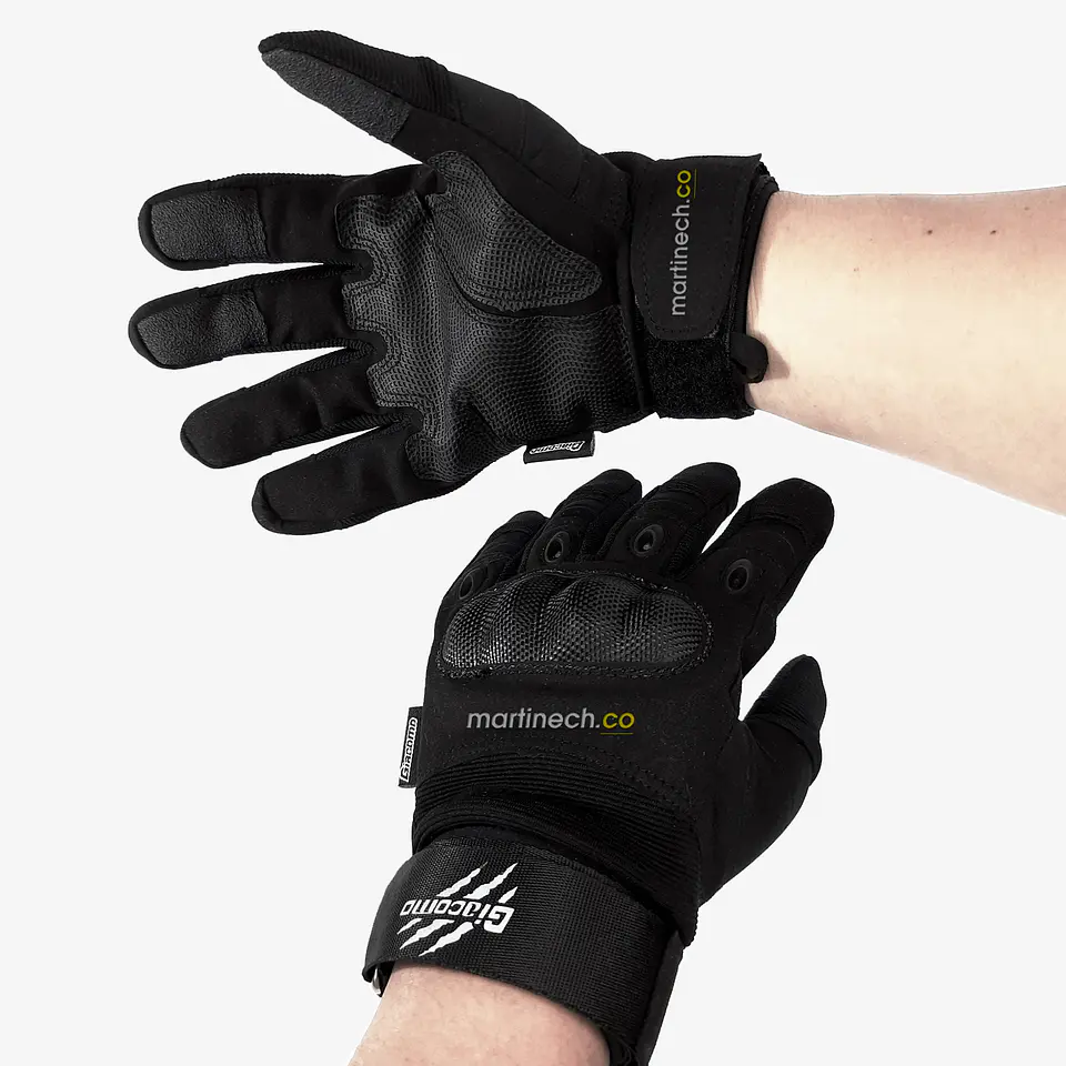 Guantes para Motociclista Tipo Comando Protección en Nudillos 1