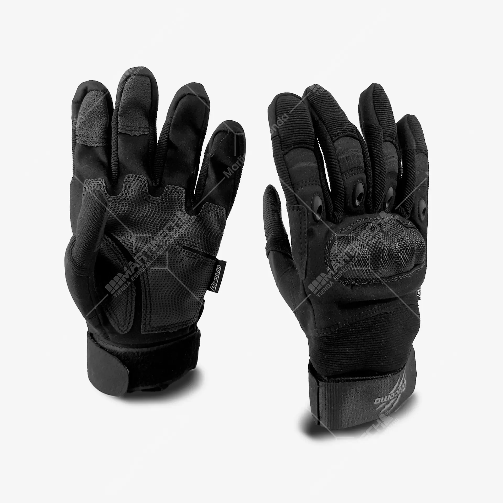 Guantes para Motociclista Tipo Comando Protección en Nudillos 2