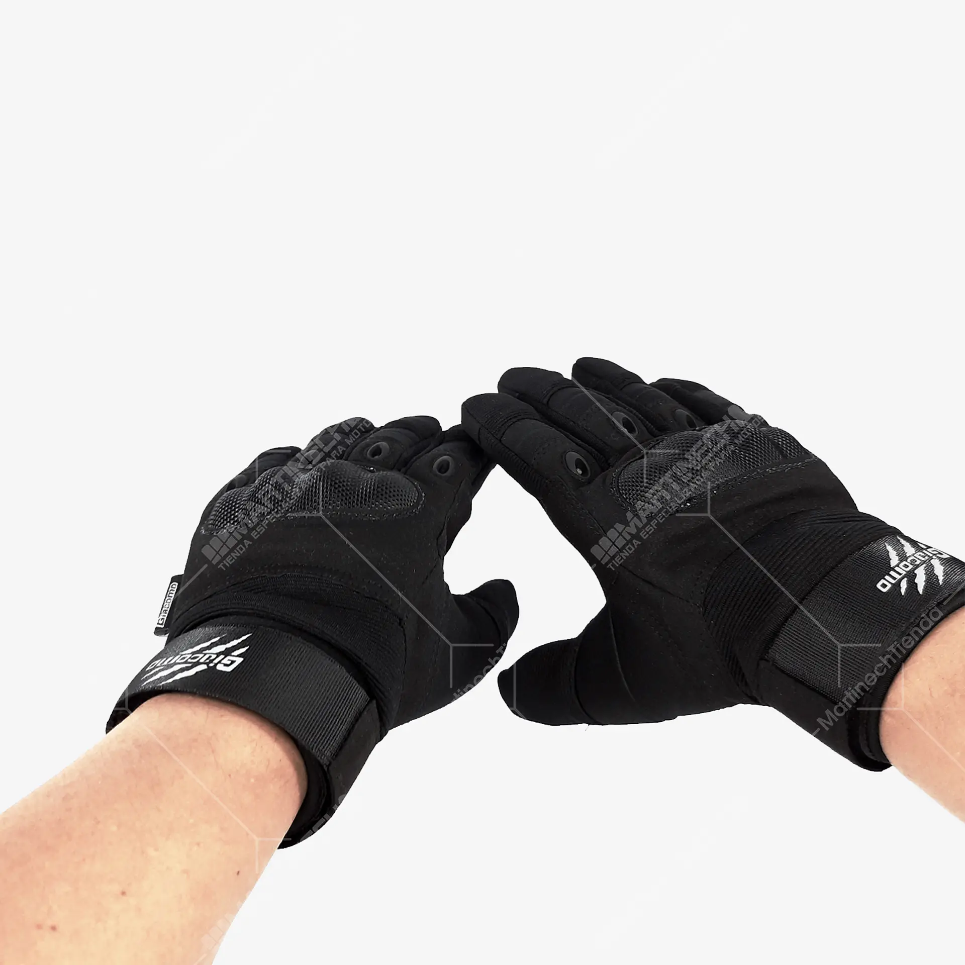 Guantes para Motociclista Tipo Comando Protección en Nudillos 3