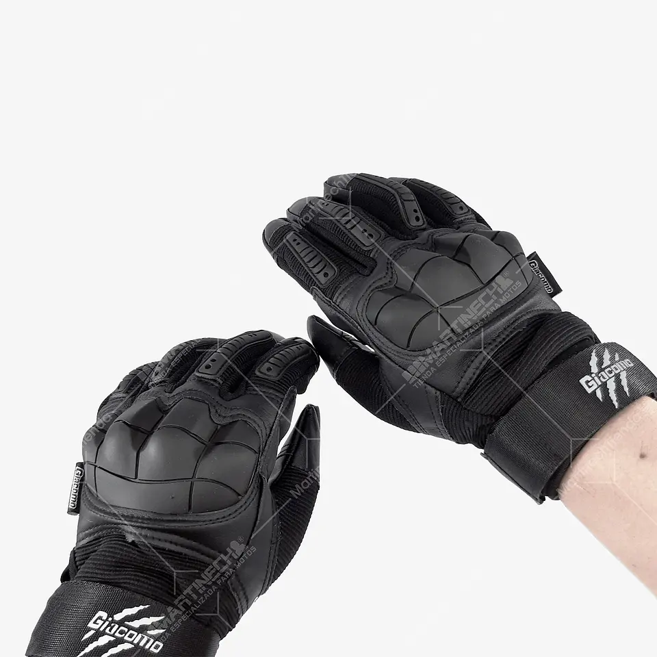 Guantes para Motociclista Robocop Protección y Táctil 5