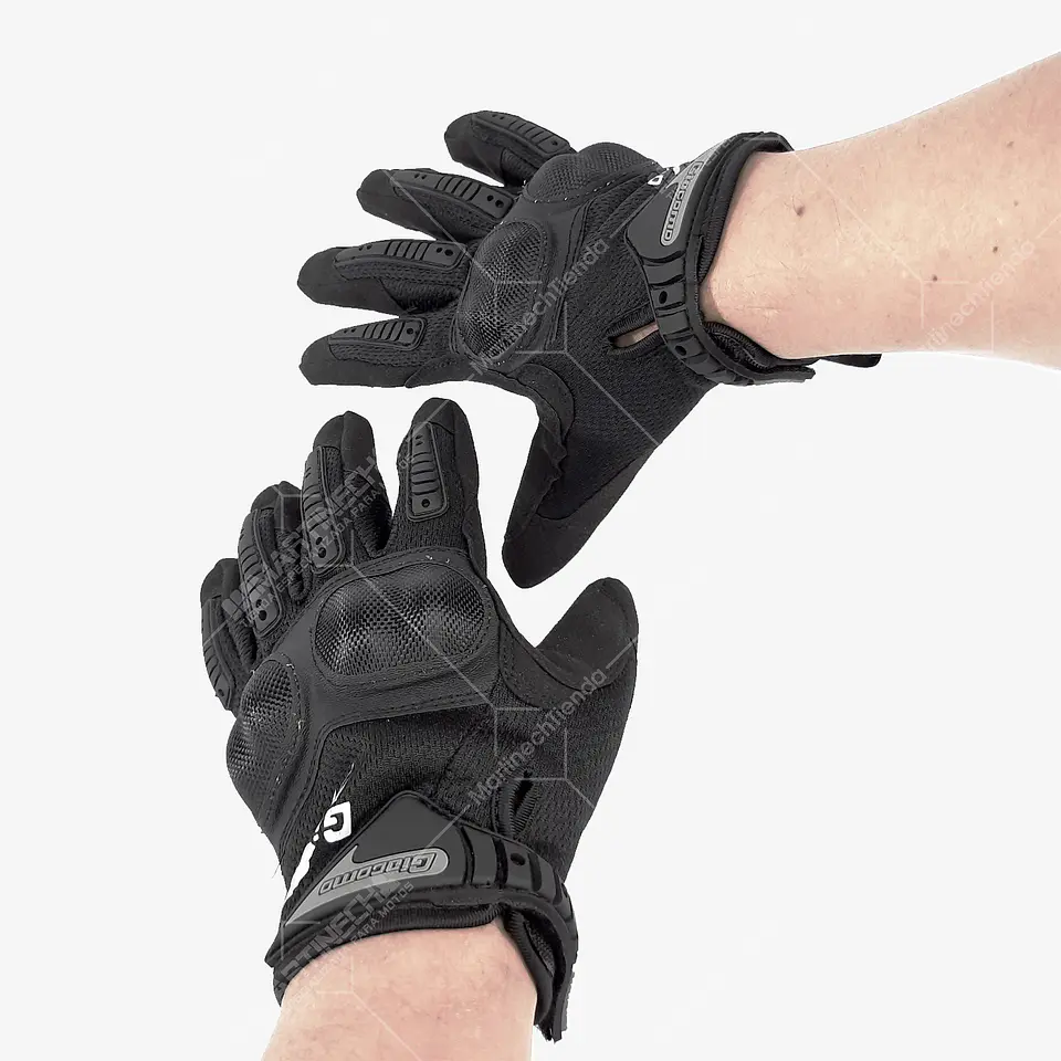 Guantes para Motociclista Sport Scar con Protección en Nudillos y Táctiles 6