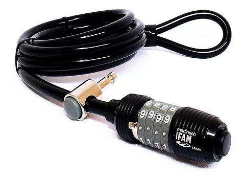 Guaya Candado Cable Antirrobo Bicicleta O Moto 2 Metros Ifam