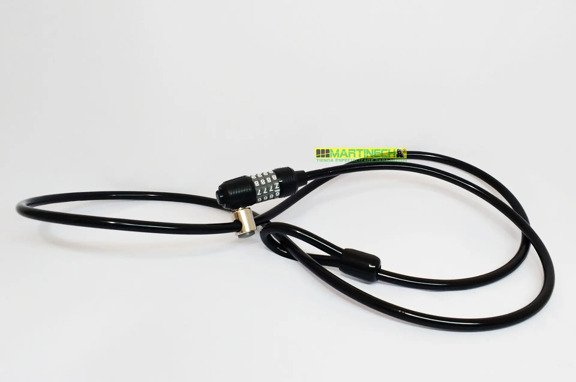 Guaya Candado Cable Antirrobo Bicicleta O Moto 2 Metros Ifam 4