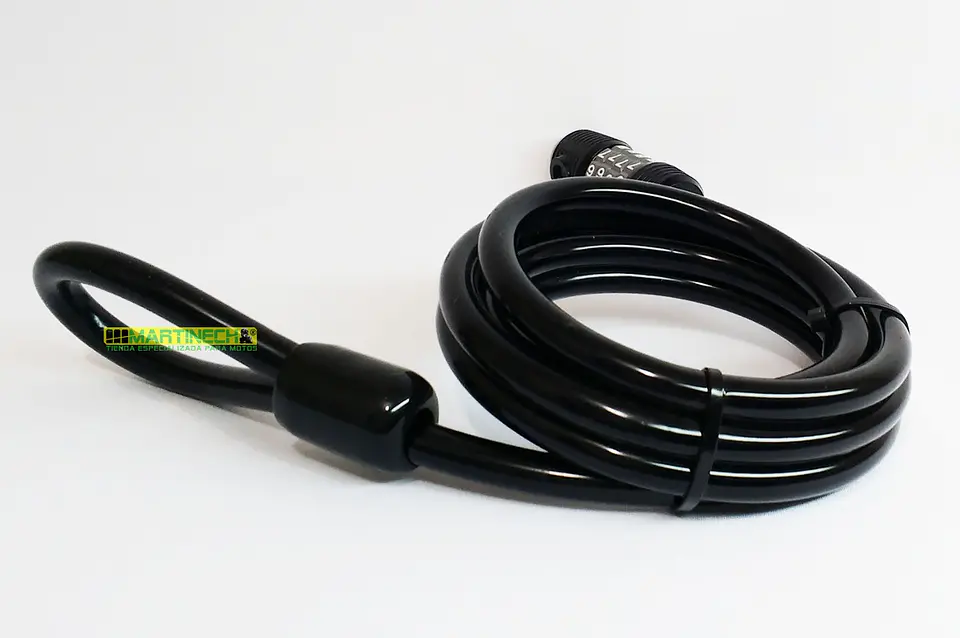Guaya Candado Cable Antirrobo Bicicleta O Moto 2 Metros Ifam 5