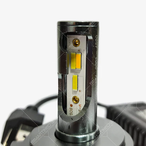 Bombillo Led Tri-Color 6000 CSP Lúmenes Oro Moto o Carro H4