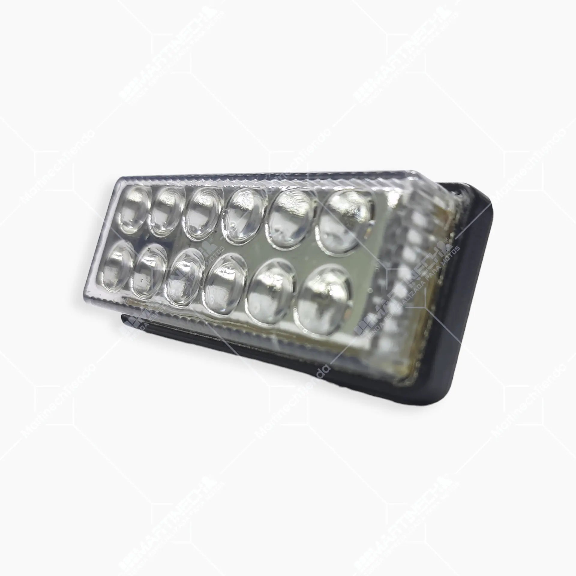 Tragaluz Moto Reflectivo Led Fijo Y Strober Segundo Stop 8