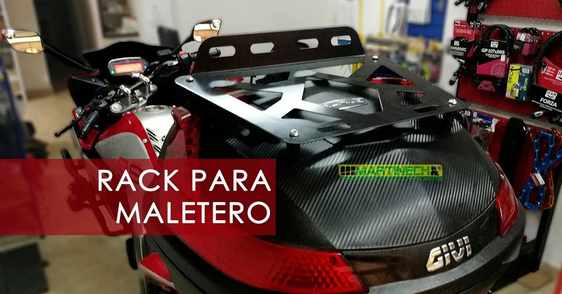 Rack Parrilla Moto Para Baúl Maletero Portaequipaje Acero 8