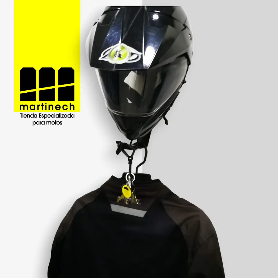 Soporte Para Casco Moto Chaqueta Maleta Llave Pared Versatil 1