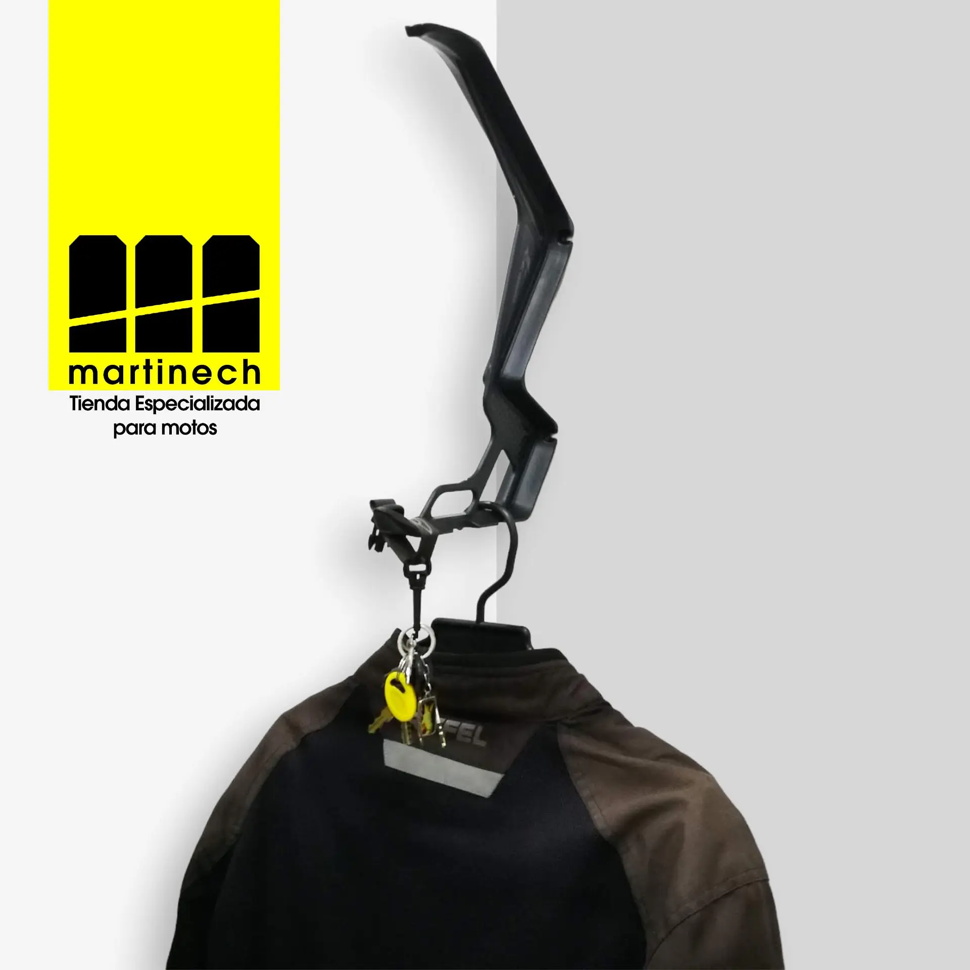 Soporte Para Casco Moto Chaqueta Maleta Llave Pared Versatil 5