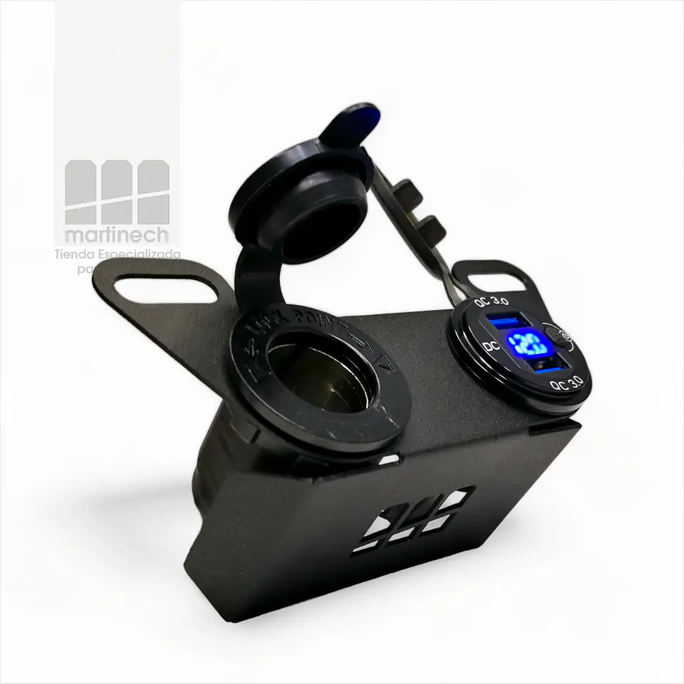 Central de Carga USB Carga Rapida con Socket 12V para Moto 1