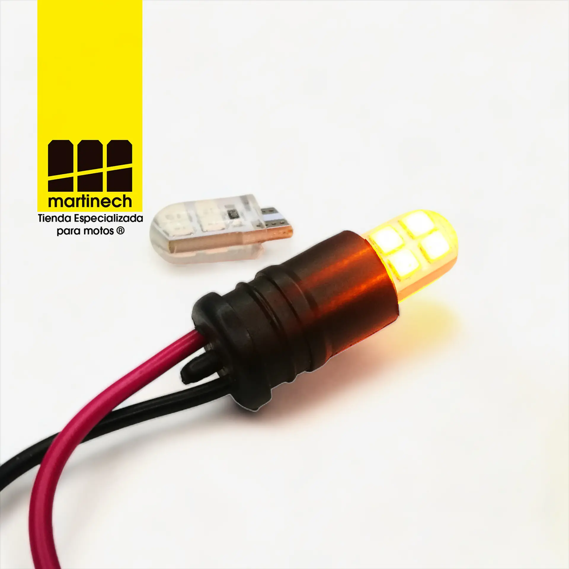 Bombillos Led T10 Cocuyos Amarillos Pequeños KIT X 2 1
