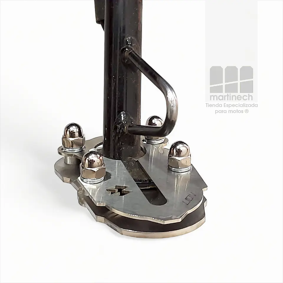 Base Extension Pata Pulsar 220F Soporte Lateral Acero 1