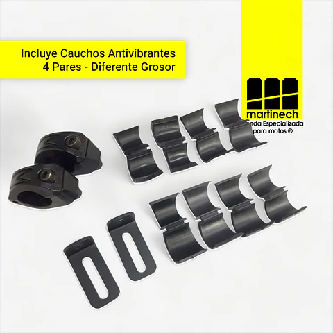 Soportes Nylon Force para Exploradoras Moto y Extensor Metal