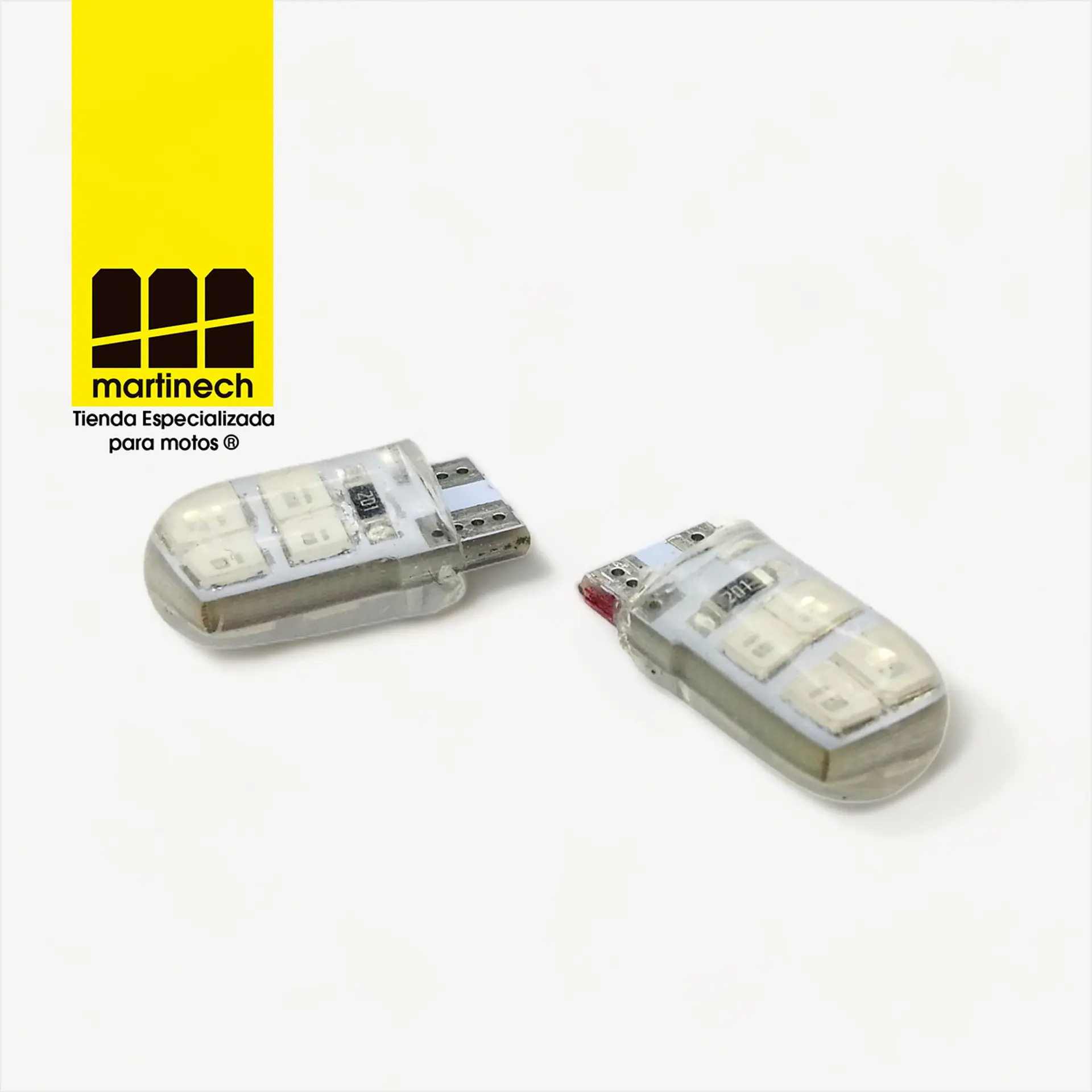 Bombillos Led T10 Cocuyos Amarillos Pequeños KIT X 2 3