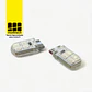 Bombillos Led T10 Cocuyos Amarillos Pequeños KIT X 2 - Miniatura 4