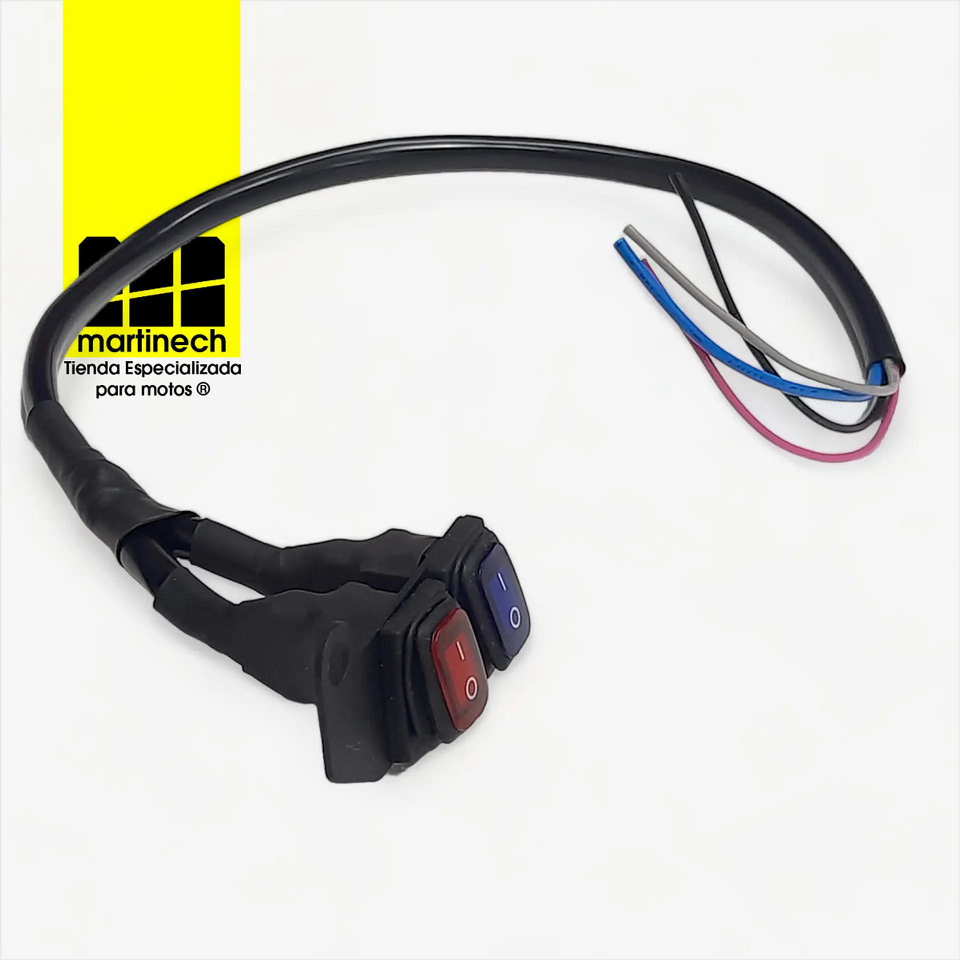 Switch Interruptor Exploradoras Moto Impermeable X 2 + Cable 6