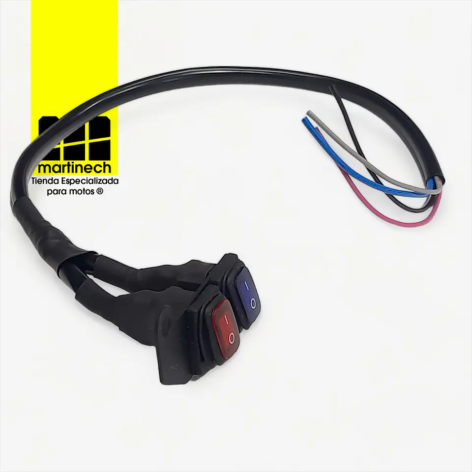 Switch Interruptor Exploradoras Moto Impermeable X 2 + Cable 6