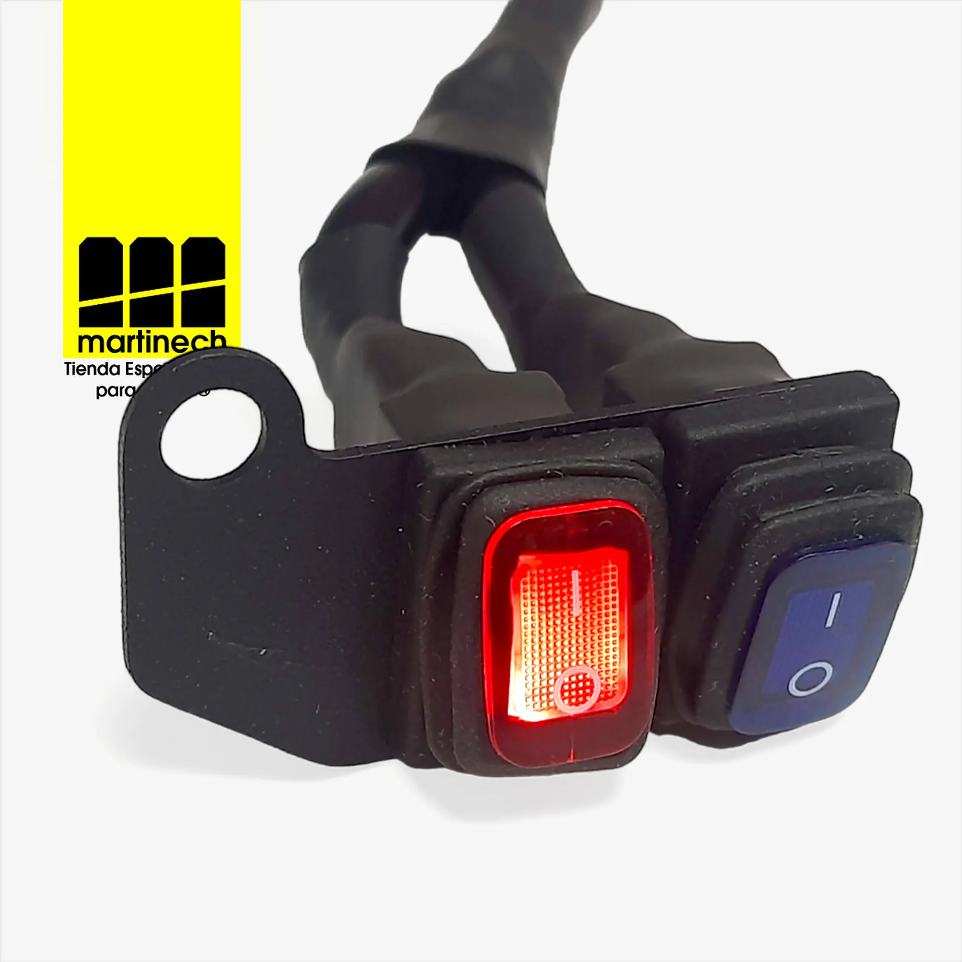 Switch Interruptor Exploradoras Moto Impermeable X 2 + Cable 7