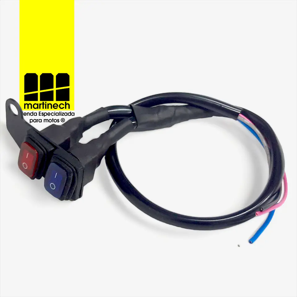 Switch Interruptor Exploradoras Moto Impermeable X 2 + Cable 8