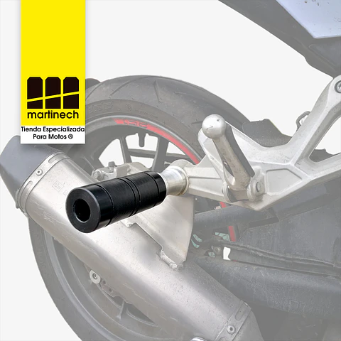 Slider proteccion Exosto Moto Benelli TRk 251 Nylon Aluminio
