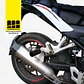 Slider proteccion Exosto Moto Benelli TRk 251 Nylon Aluminio - Miniatura 3