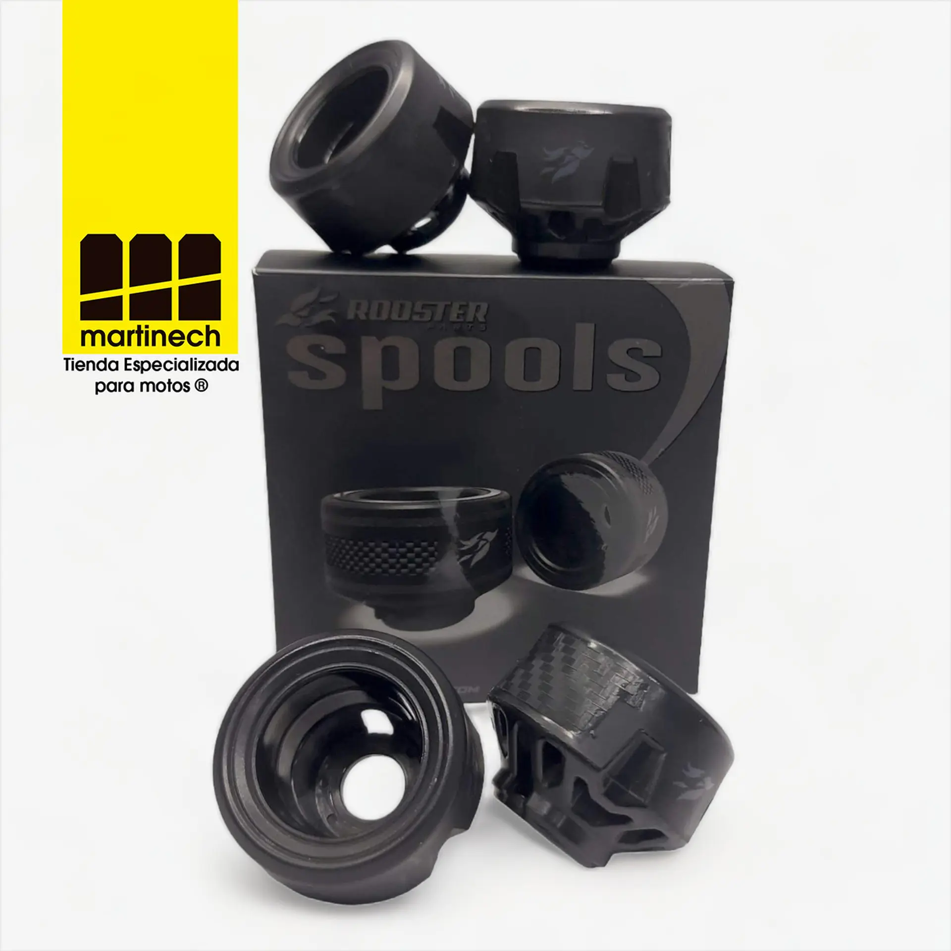 Slider Spools Dominar 400 V1 para Ejes Llantas Kit X 4 3