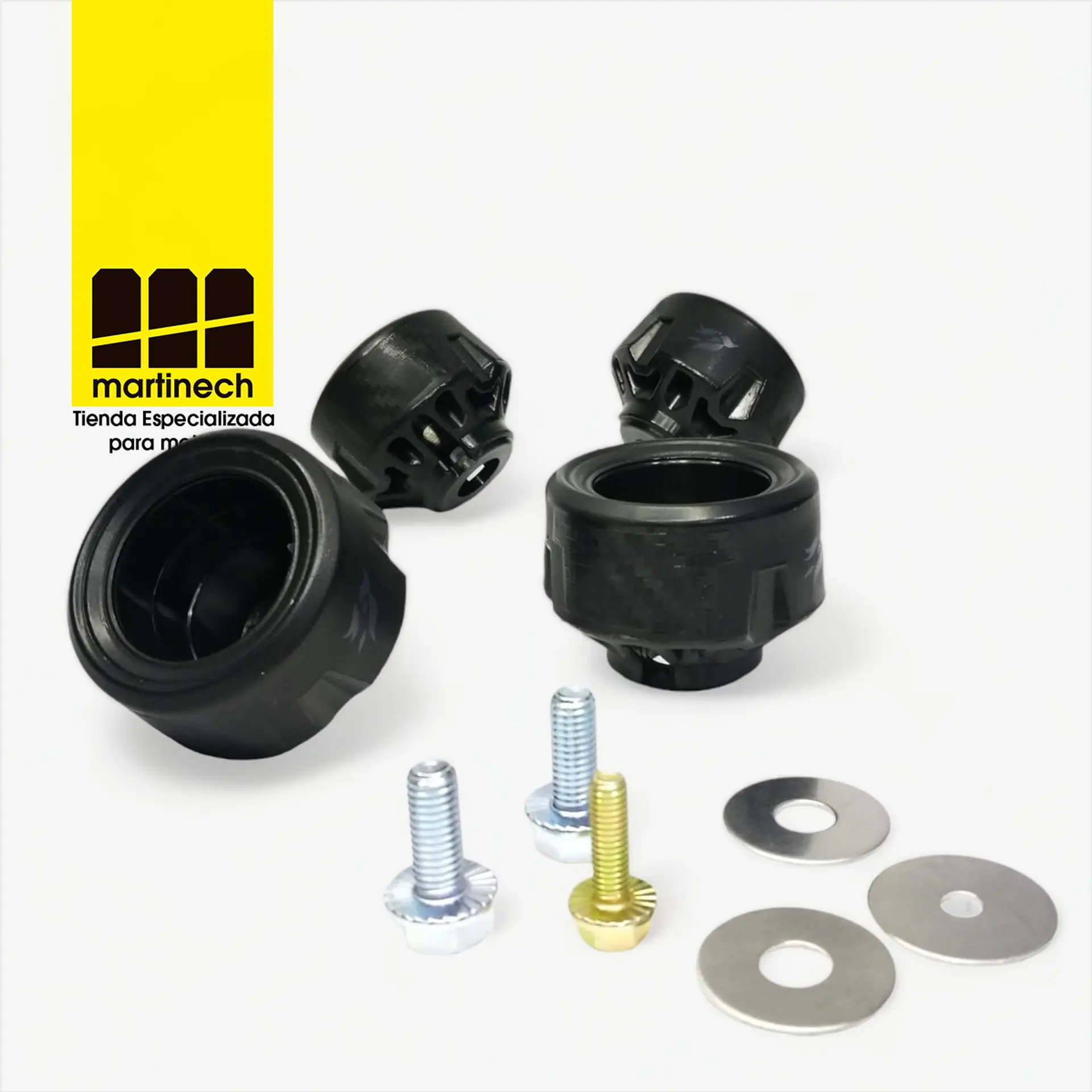 Slider Spools Dominar 250 para Ejes Llantas Kit X 4 3