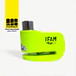 Candado Alarma Moto Seguridad Alta Freno Disco Ifam Premium - Miniatura 2