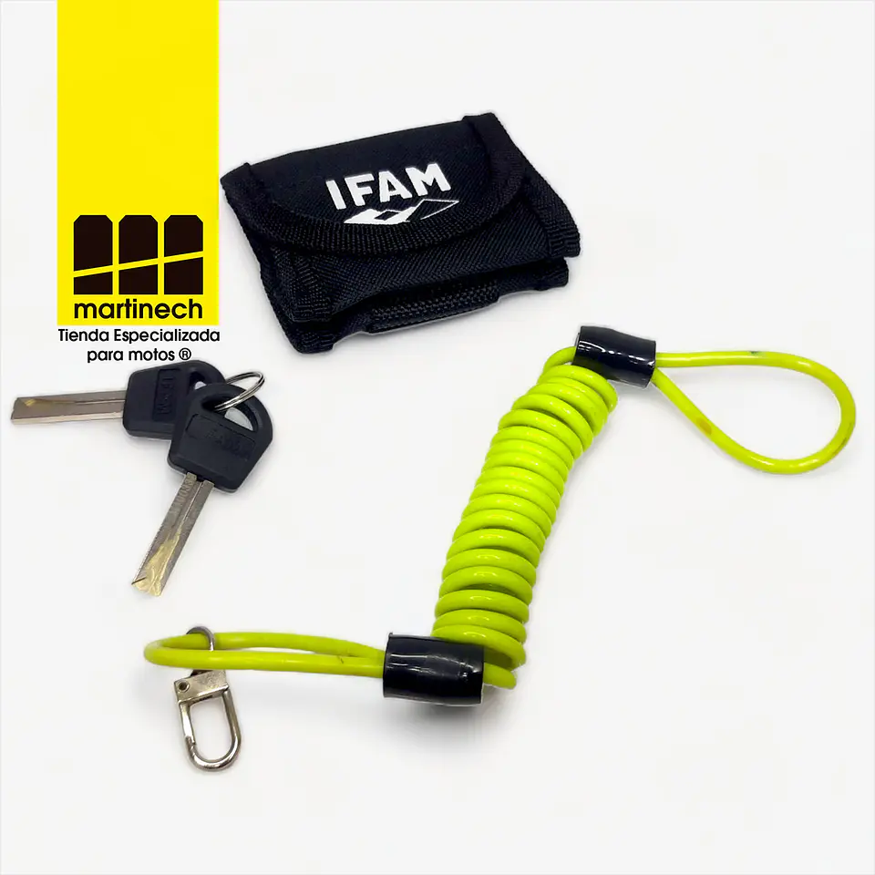 Candado Alarma Moto Seguridad Alta Freno Disco Ifam Premium 10