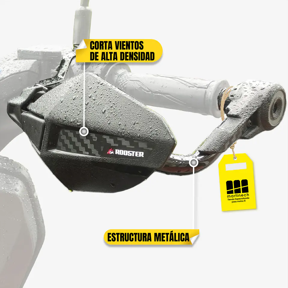 Hand Saver Yamaha NMAX Connected Cortavientos Cubremanos 6