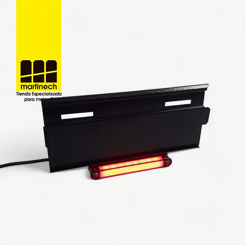 Portaplaca con Stop Led Neón Para Motocicleta Universal