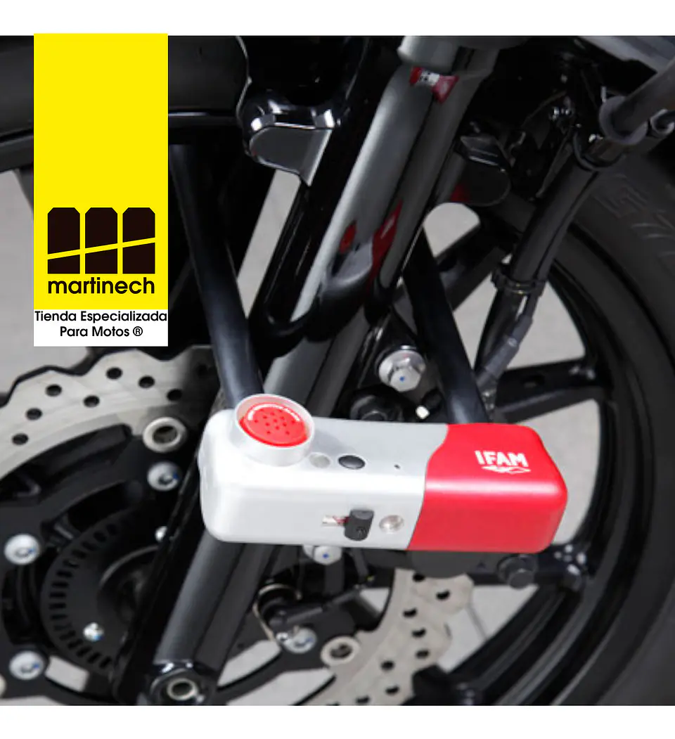 Candado Tipo U para Moto Bicicleta en Acero Ifam Alta Gamma 2