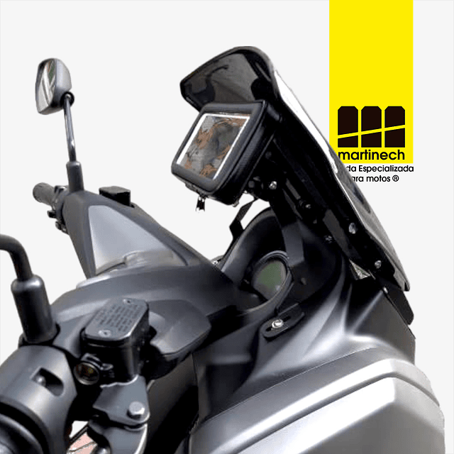 Base Soporte Gps Yamaha Nmax Base Portacelular Acero 