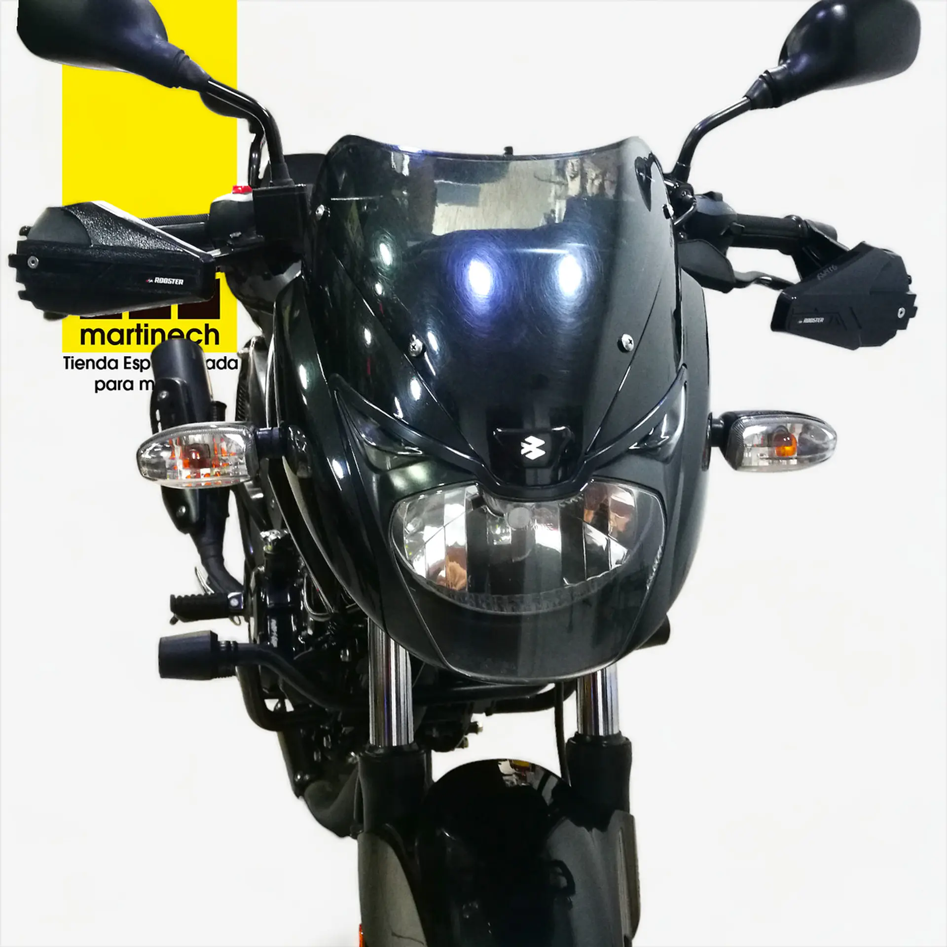 CubreManos Hand Saver Moto Pulsar 180 Cortavientos Protector 6