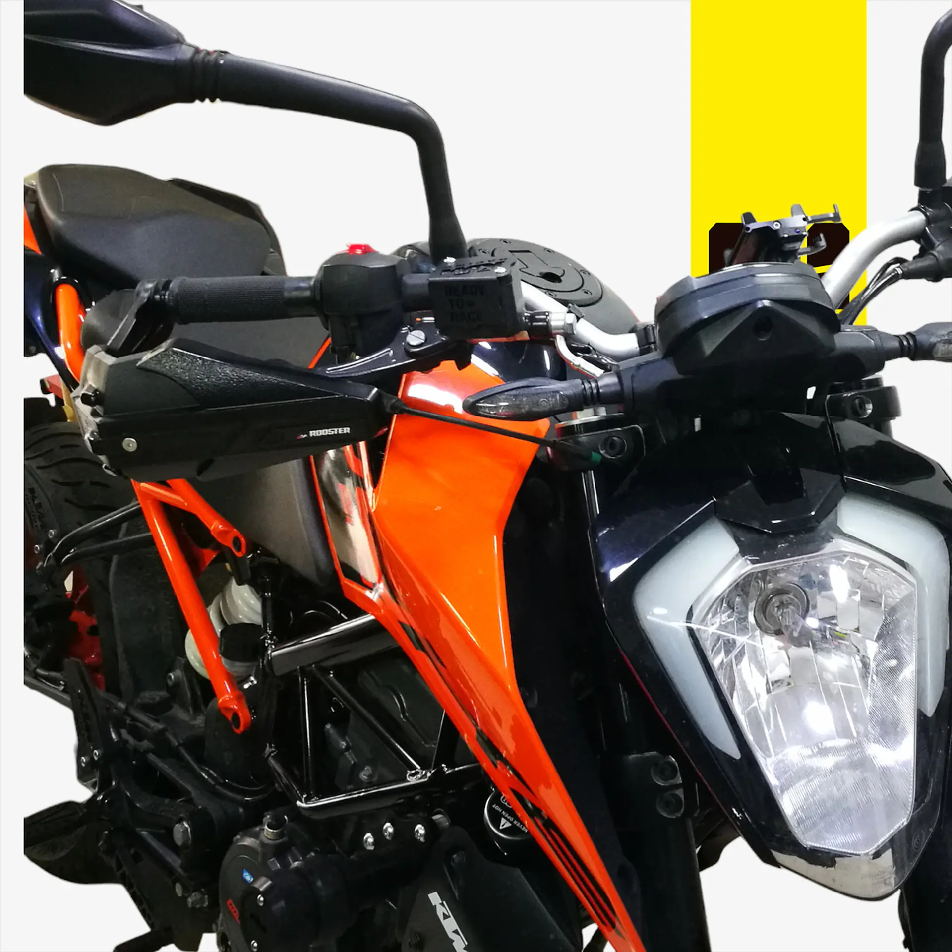 CubreManos Hand Saver Moto Ktm Duke Cortavientos Protector 9
