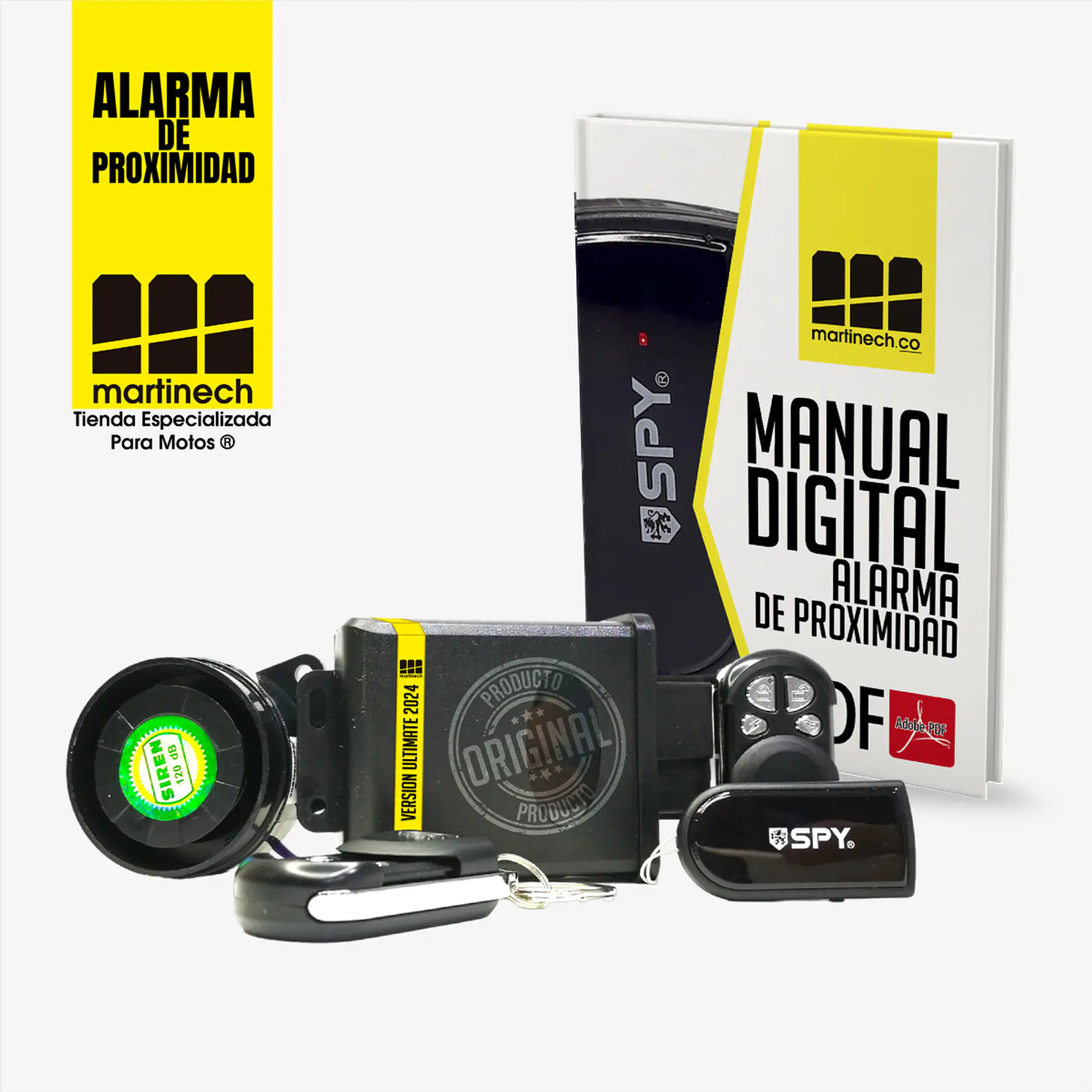 Alarma Moto Proximidad Alejamiento Autoarmado Impermeable 3