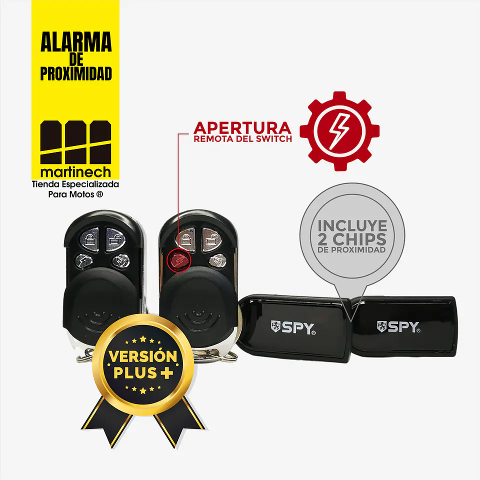 Alarma Moto Proximidad Alejamiento PLUS+ Autoarmado 2 Chips 6
