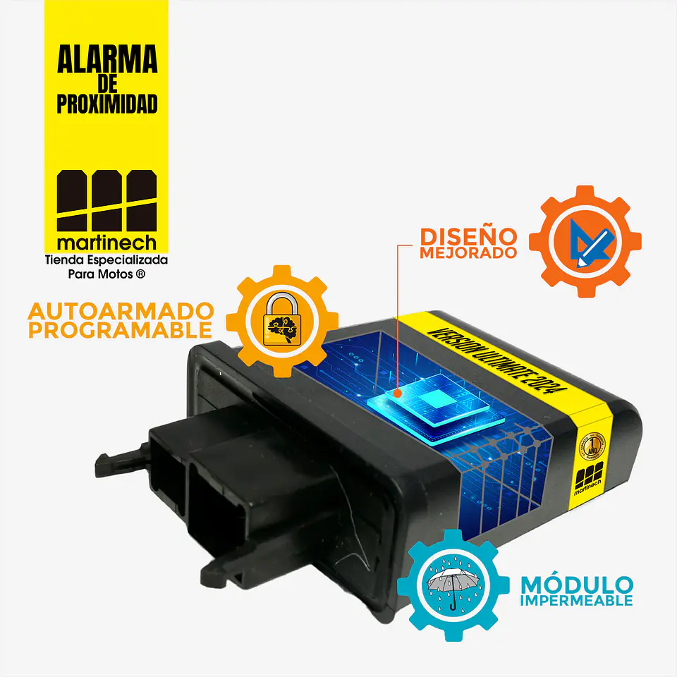 Alarma Moto Proximidad Alejamiento PLUS+ Autoarmado 2 Chips 7