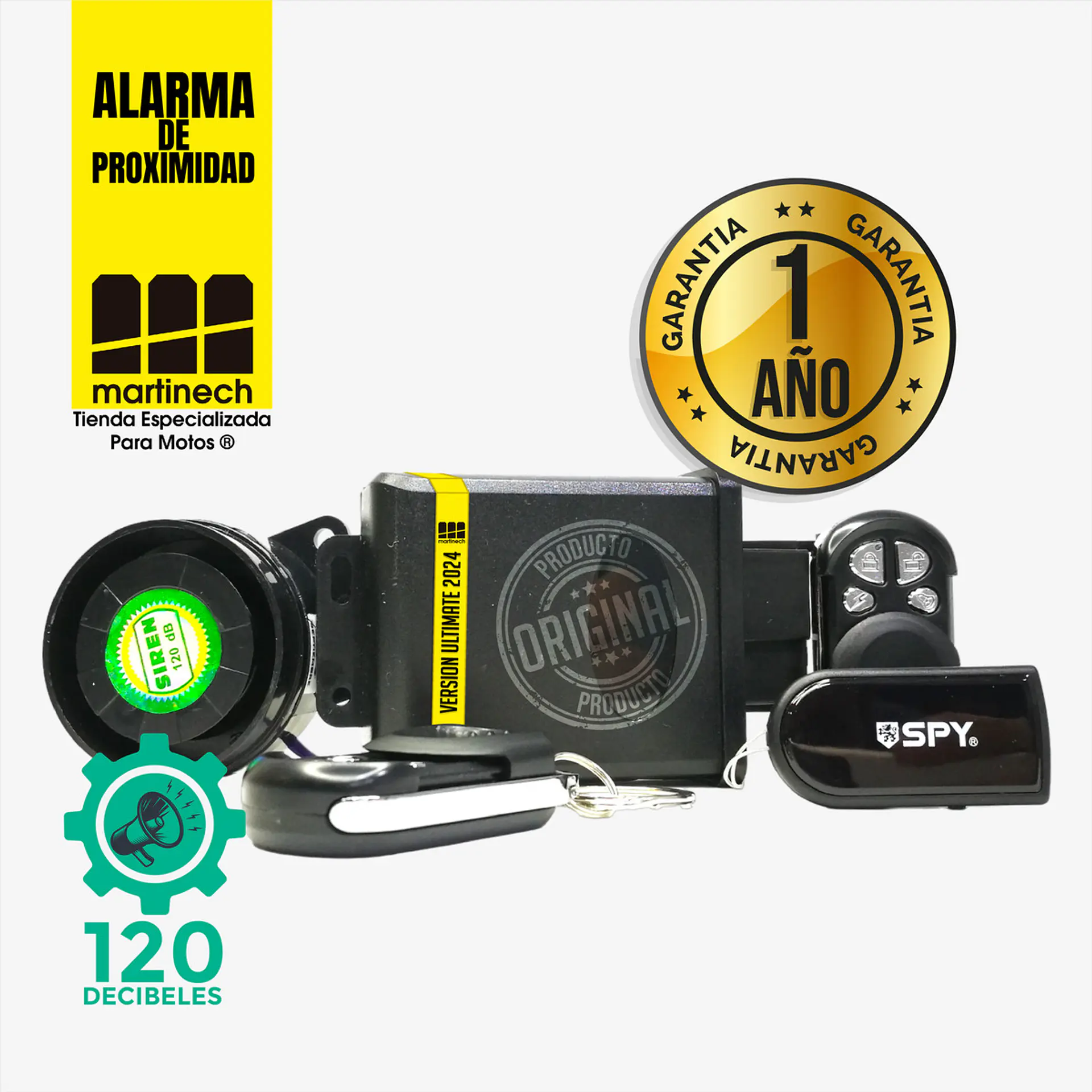 Alarma Moto Proximidad Alejamiento Autoarmado Impermeable 8