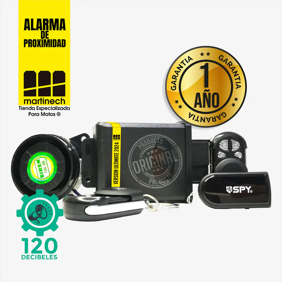 Alarma Moto Proximidad Alejamiento Autoarmado Impermeable 8