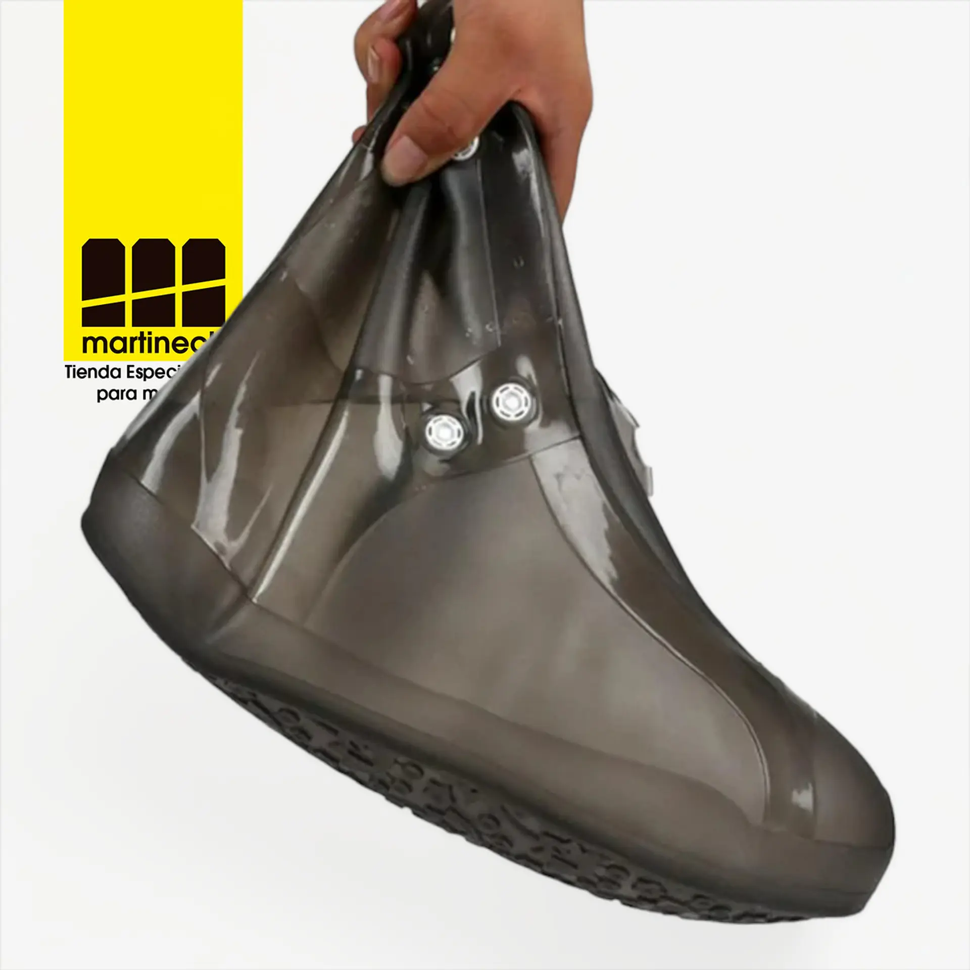 Botínes Impermeables Siliconado Para Motos Pvc 5