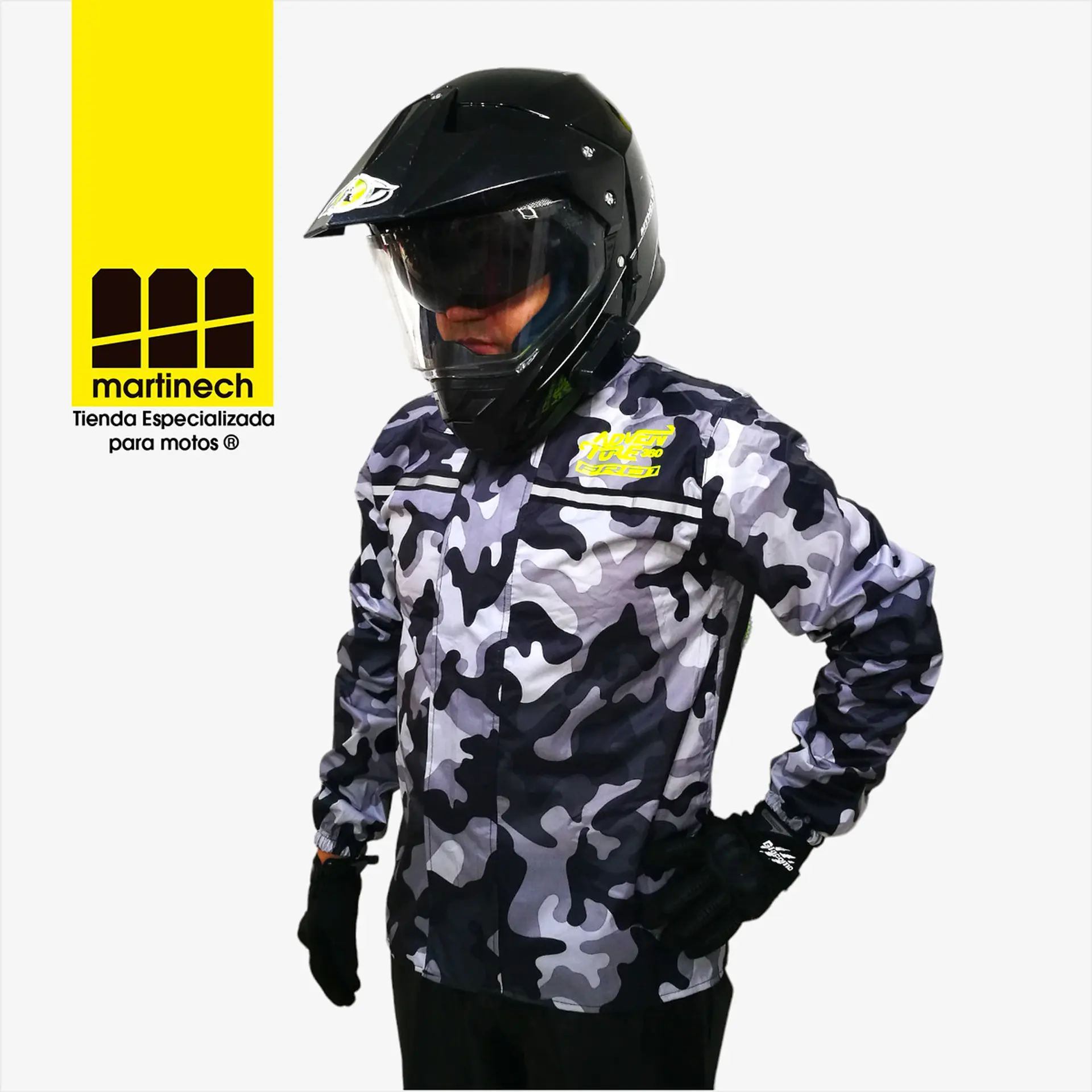 Traje Moto Para Lluvia Impermeable Hombre Con Zapatones 9