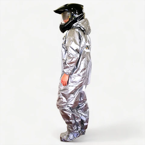 Impermeable Moto Bicicleta Plástico Reflectivo Portable  Plata