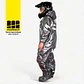 Impermeable Moto Bicicleta Plástico Reflectivo Portable  Plata - Miniatura 14
