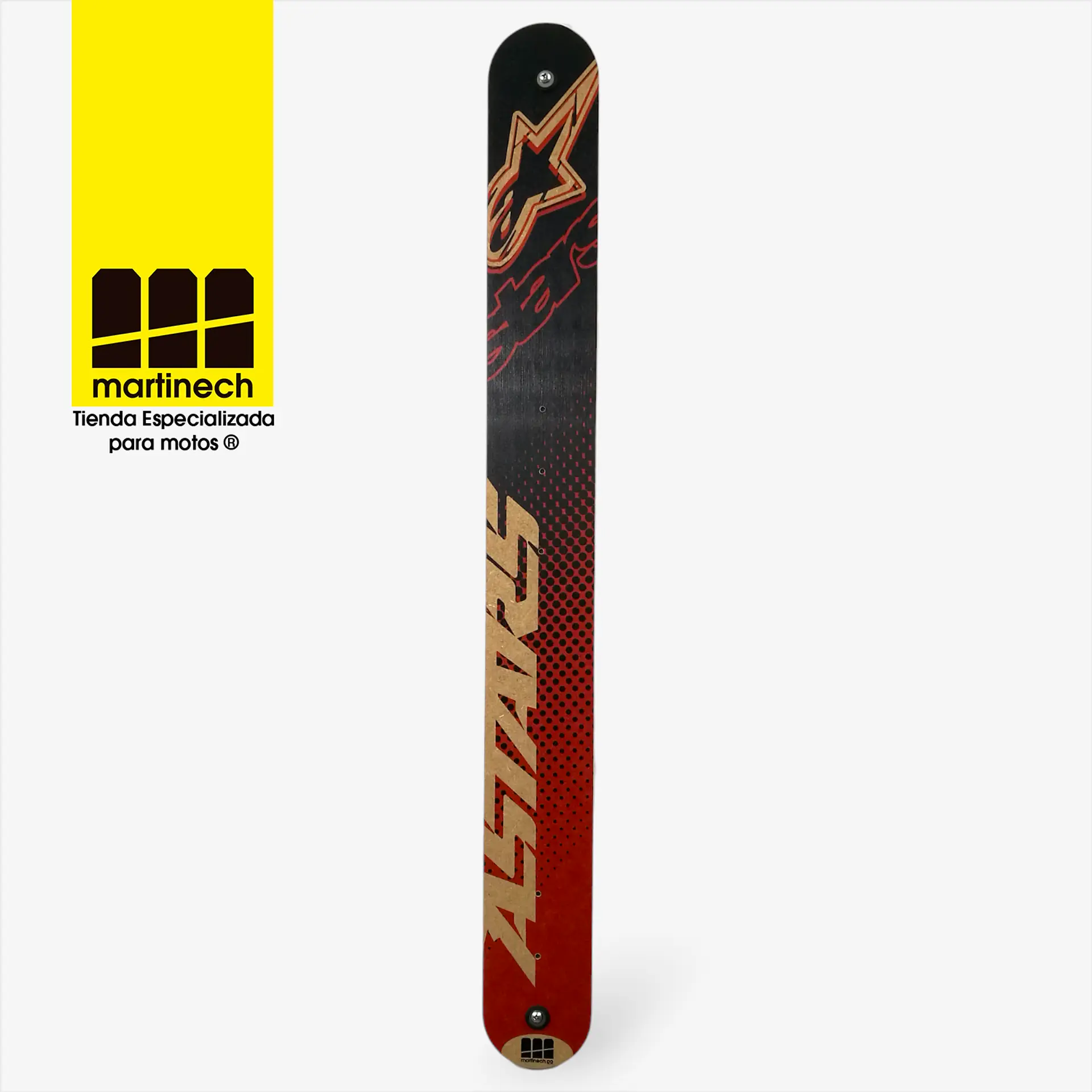 Perchero para casco de moto con gancho en madera Alpinestar 3