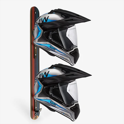 Perchero para casco de moto con gancho en madera BMW Motorrad